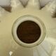 Vintage pleated glass lace lampshade ceiling light