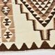 Vintage Dark Brown & Beige Classic Kilim Runner Rug, 86x252Cm