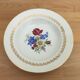 4 Vintage Hollow Plates in Porcelain Signed Sarreguemines