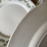 Mismatched ironstone plates