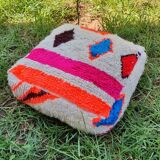 Moroccan carpet pouf