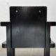 German armchair model D51 Fagus with Bauhaus pattern cushion by Walter Gropius for Tecta