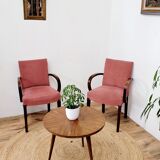 Two vintage bridge armchairs