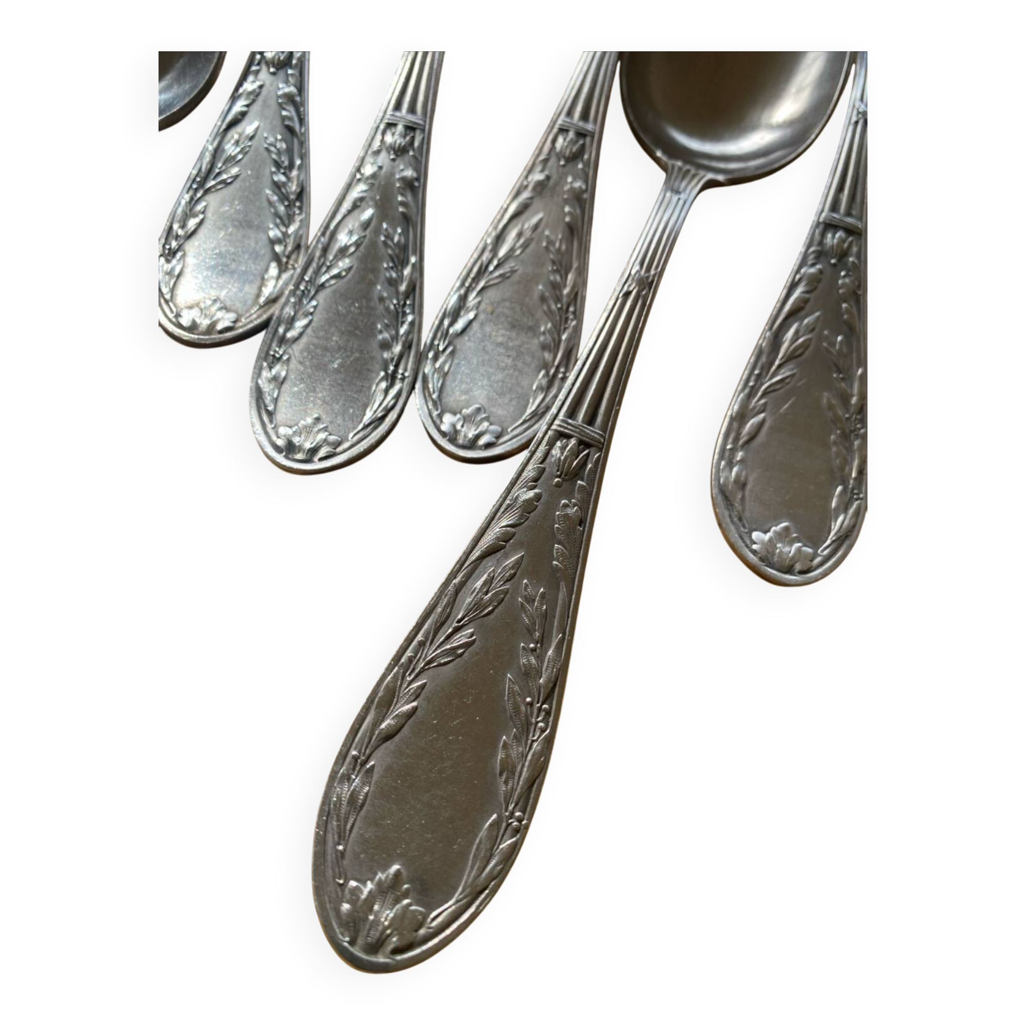 13 Apollo spoons - Silver 84g - St. Louis XVI