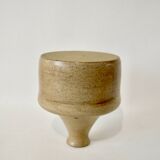 Handmade sandstone soliflore flower vase from the 70s