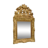 Miroir en bois doré, style régence, fin XlXe