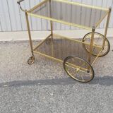 Vintage brass server