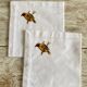 Lot de 2 sets de table et leurs serviettes "oiseaux"