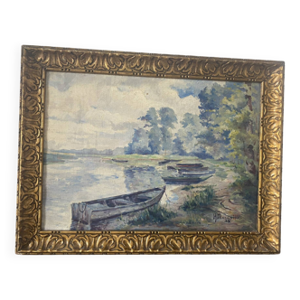 Paysage signé de 1925