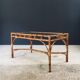 Mid-Century Chippendale Bamboo Dining Table, Italy, 1960s