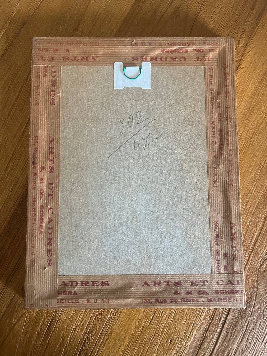 Set of four ornithological engravings signed À. Marlin, 1950.