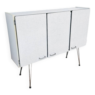 Vintage sideboard in white formica