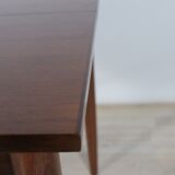 Table à manger en palissandre extensible danoise du milieu du siècle, années 1960