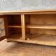TV cabinet in solid pitch pine - 1960s