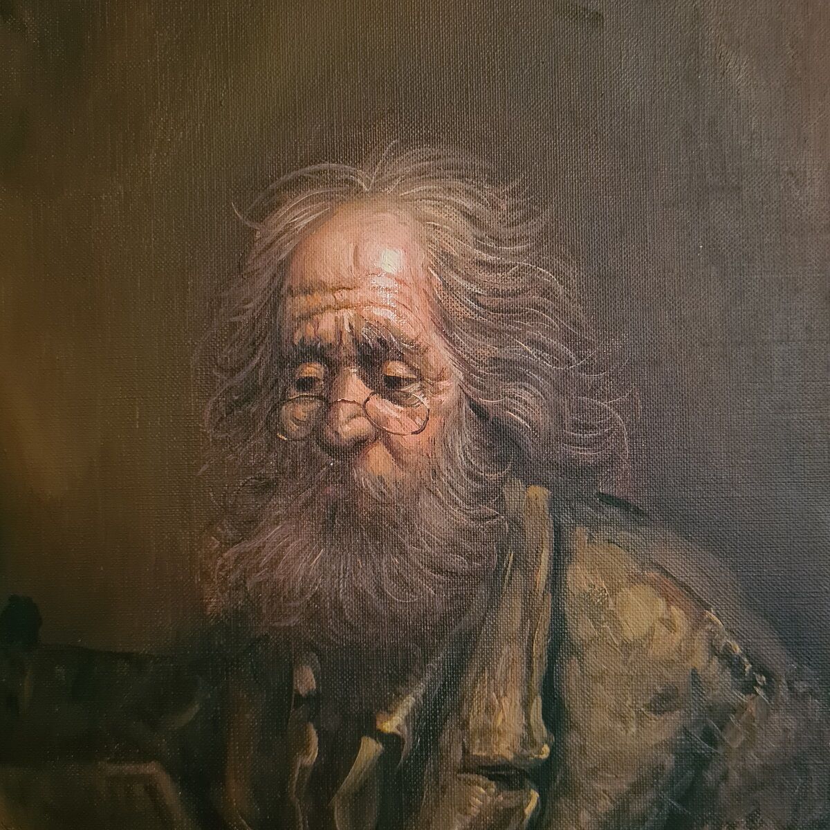 Stojan Vidinic '76 Old Man reading a Book