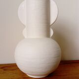 vase blanc design à double anses