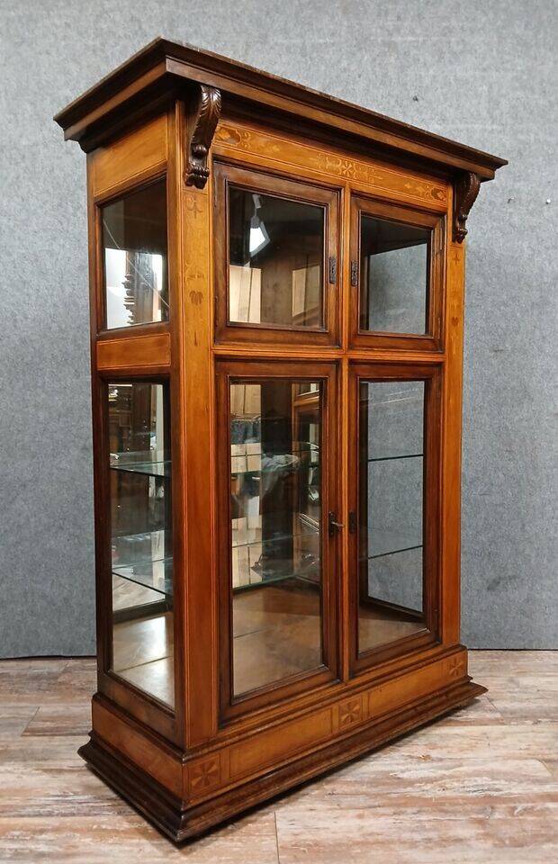 Mercier and Chaleyssin in Lyon: library stamped Napoleon III period in marquetry