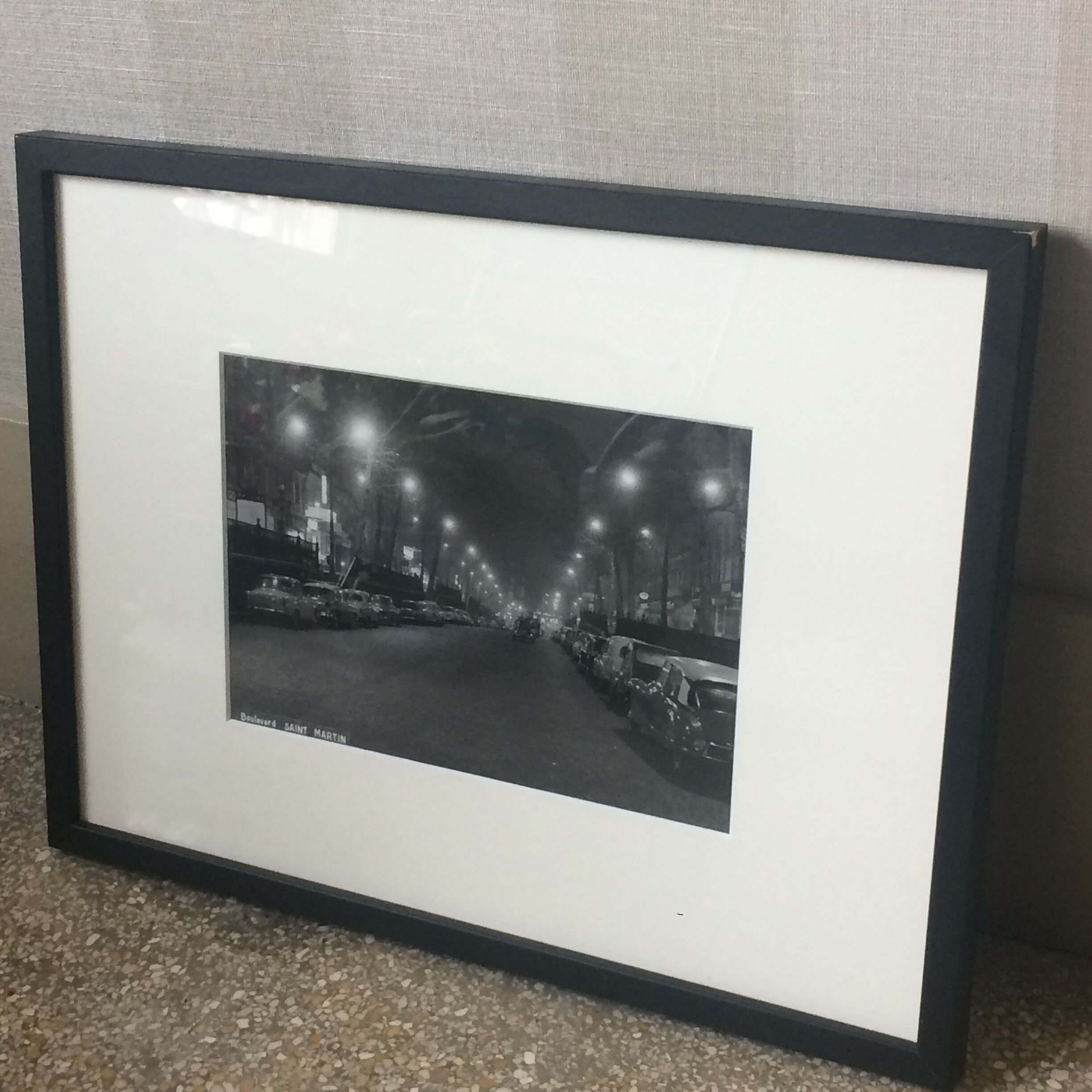 Streets of paris in 1965, bd st martin