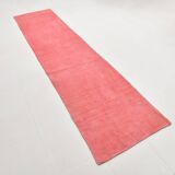 2x11 Vintage Pale Red & Pink Runner Rug, 79x345Cm