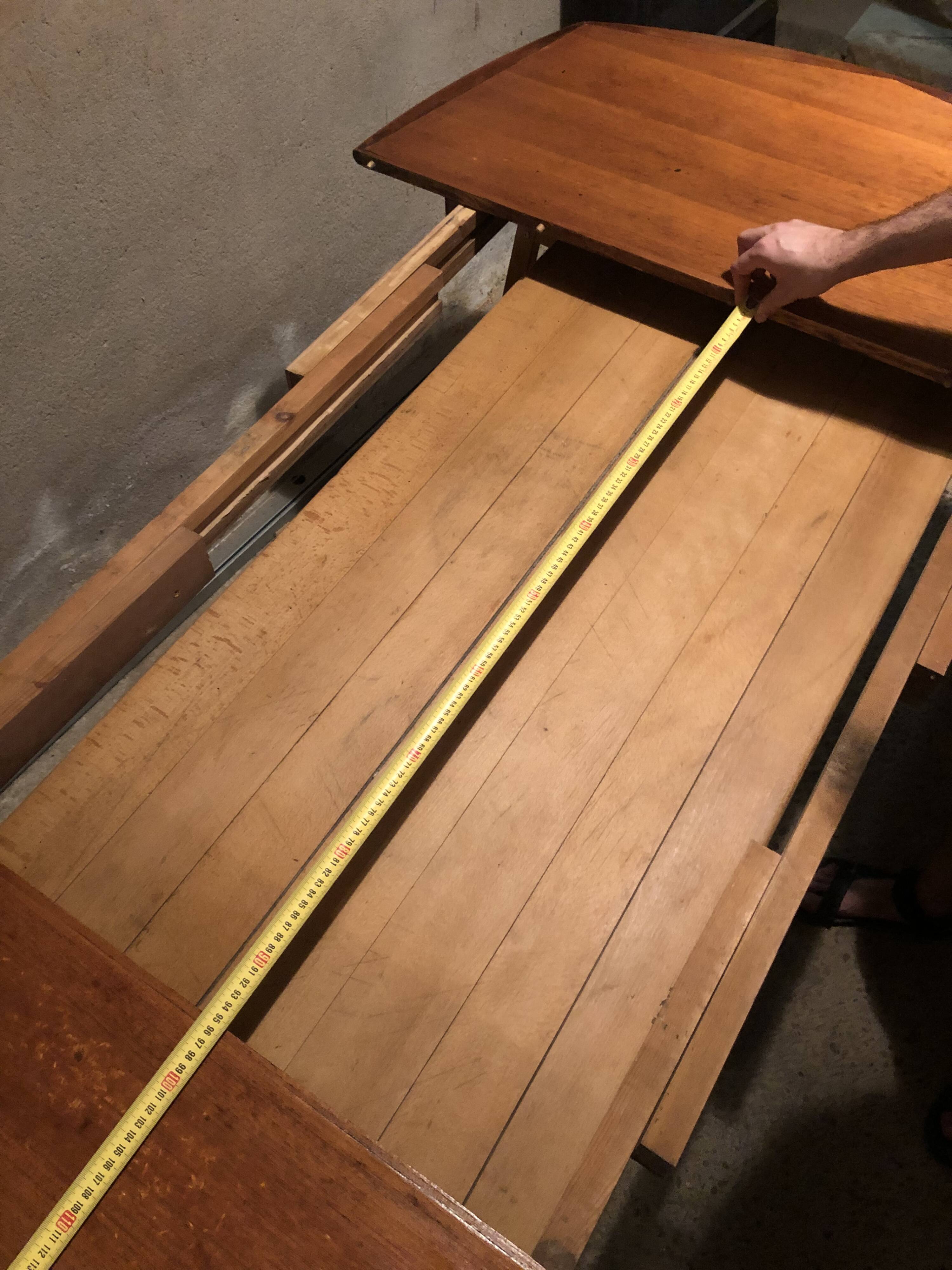 Scandinavian square dining table