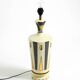 Large ceramic table lamp with Egyptian motifs by Nicolas Blandin, Paris