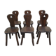 Lot 6 mountain known as savoy saddle vintage chairs
