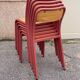 Set of 6 Adult size Mullca school chairs from the 80s
