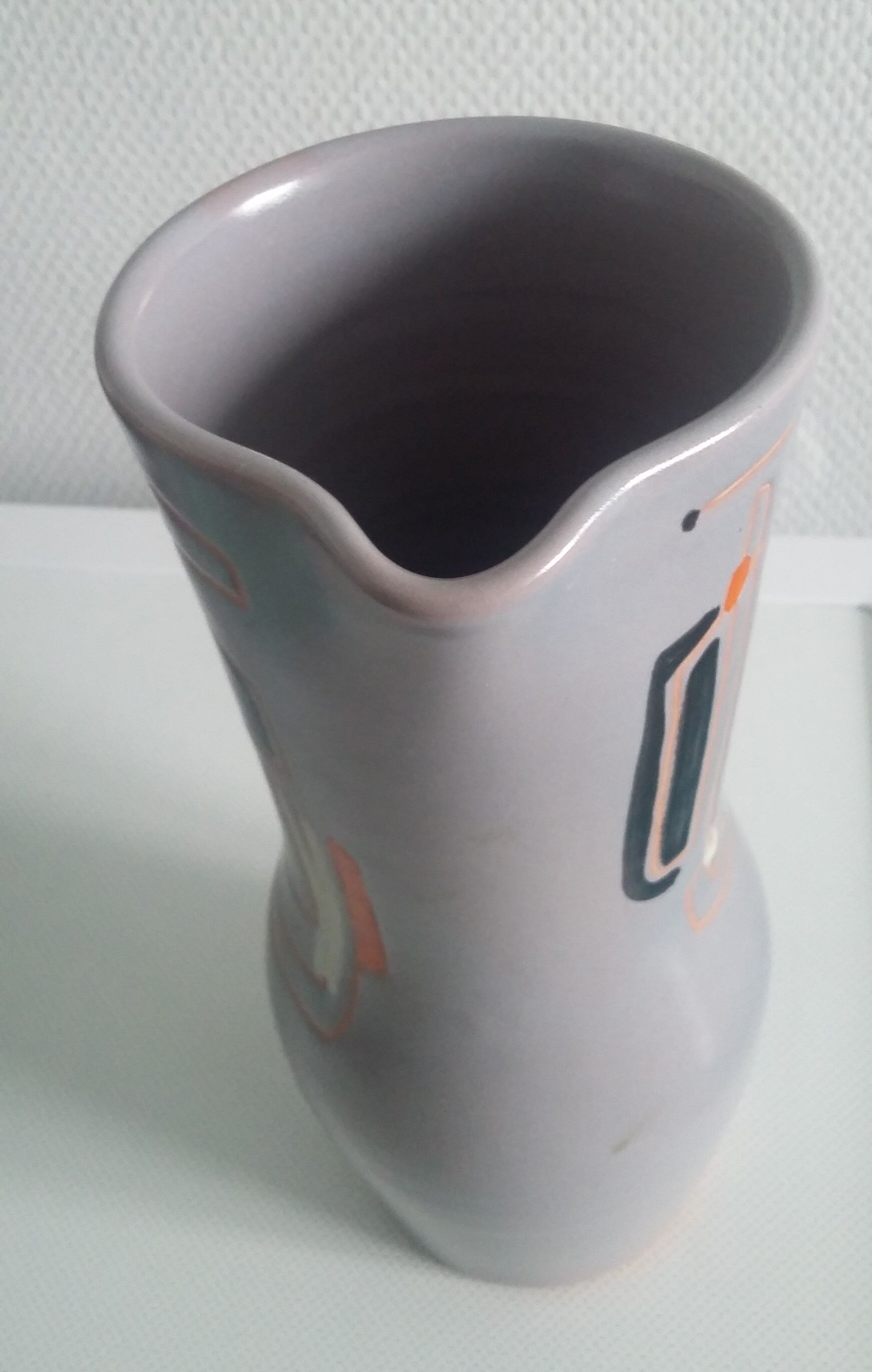 Pitcher robert and Gilberte Auguste Vallauris