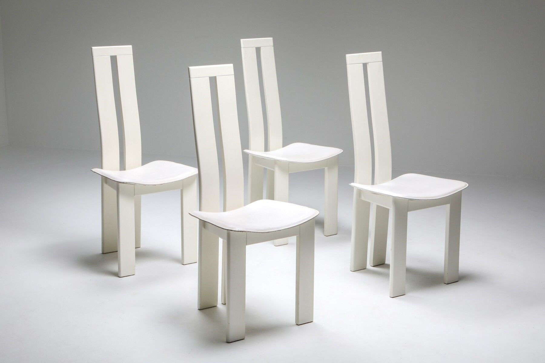 Pietro Costantini dining chairs 1980