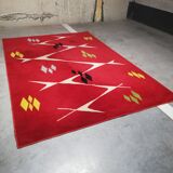 Abstract rug France 1950