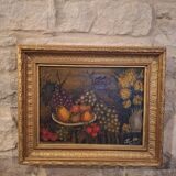 Oil painting on panel