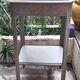 Wooden coffee table Art Deco style carved vintage interior decoration