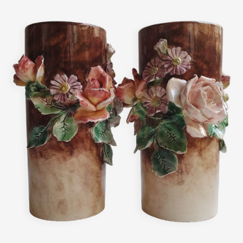 Pair of Longchamps vase
