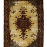 Modern Unique Rug, Turkish Oriental Handmade Boho Kilim Rug,for Kitchen,Bedroom 222 x 310 cm