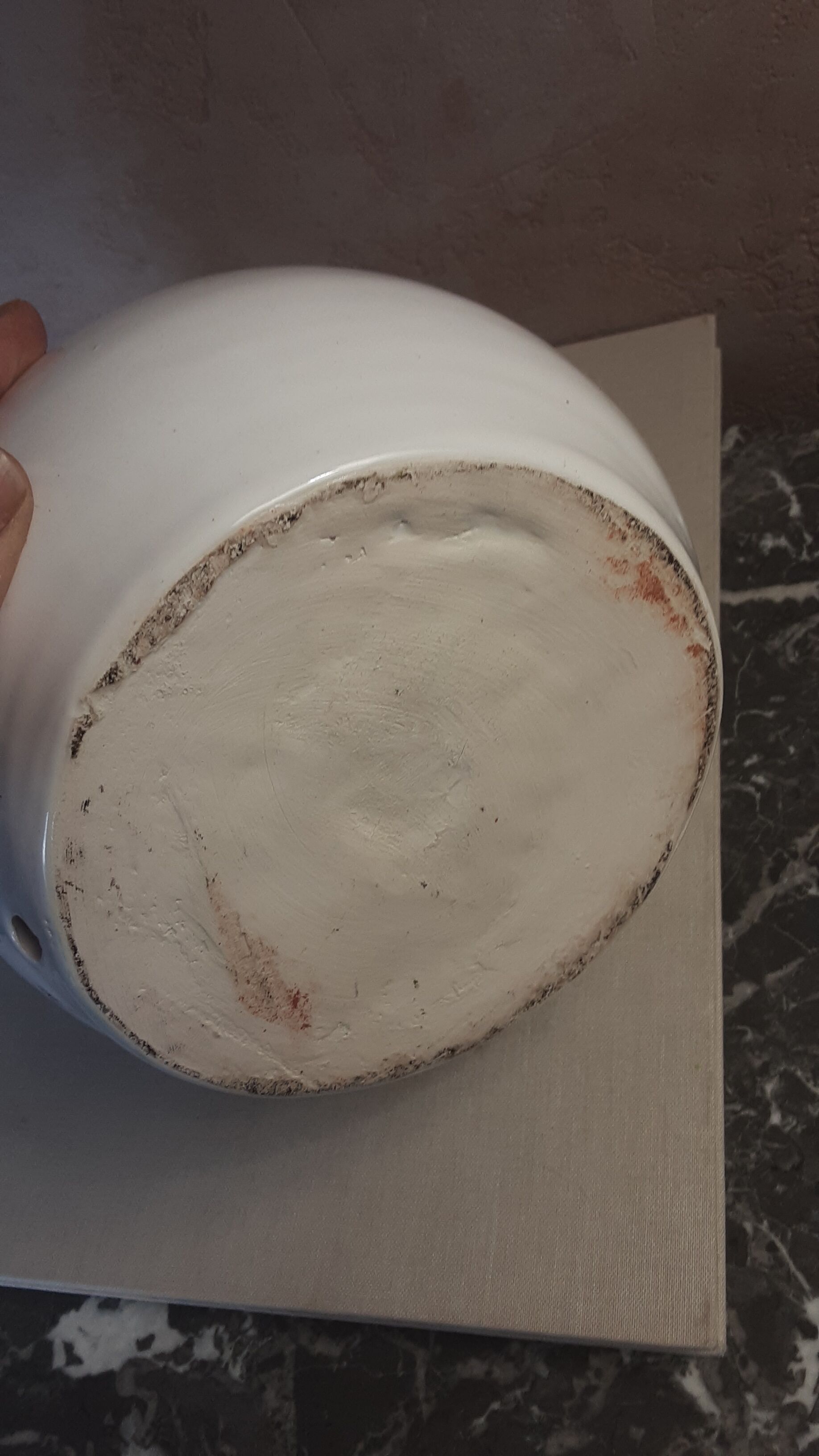 Enamel vase- vintage