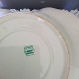 Plat Hubert Bequet decor floral