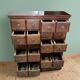 Apothecary Cabinet in Solid Teak - 24 Drawers