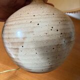 Ceramic lamp with lampshade the Grottes Dieulefit