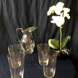 SET OF 4 BACCARAT CRYSTAL FRUIT JUICE WATER GLASSES