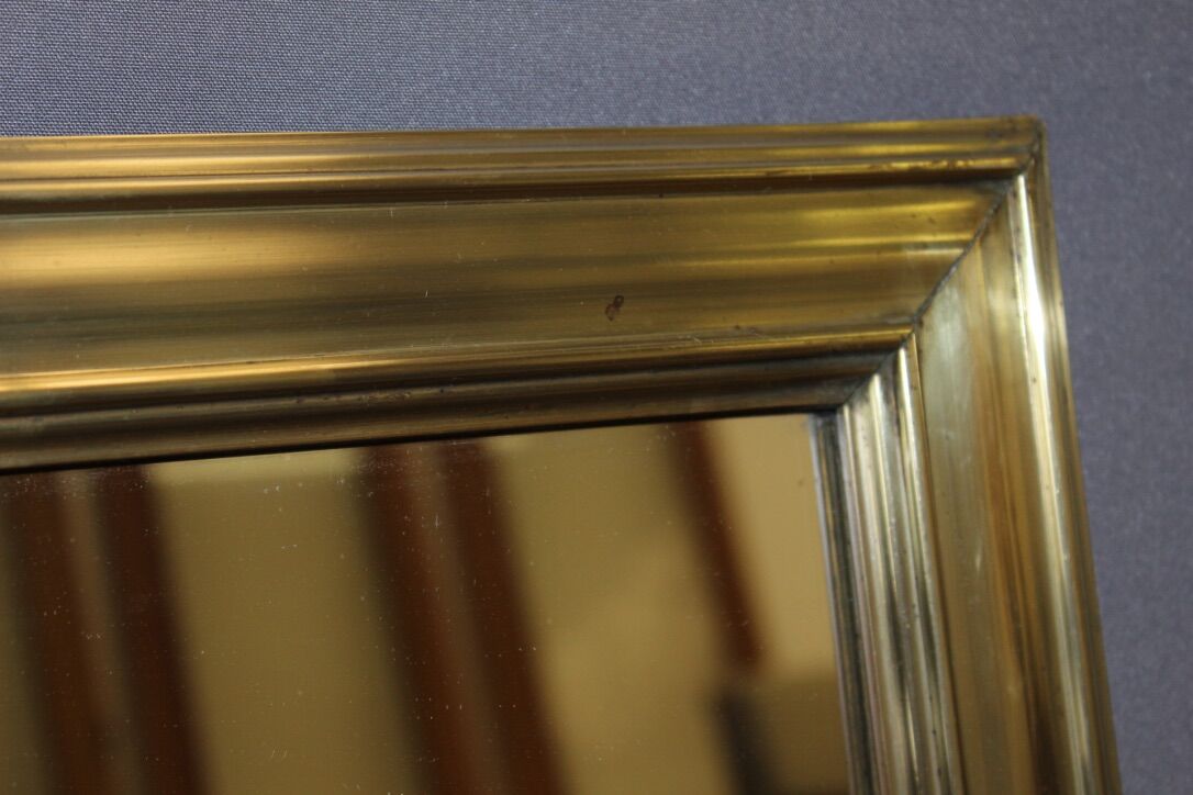 Brass bistro mirror repelled xix