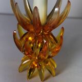 Friedel Lotus Lucite candle holders Germany 1960 x3