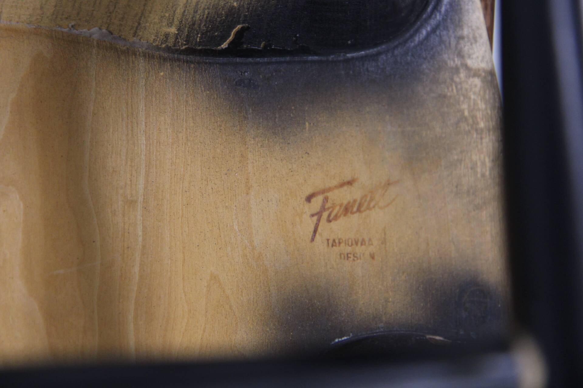 Set of 4 Scandinavian "Fanett" chairs, Ilmari Tapiovaara, Sweden, 1960