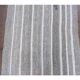 Vintage Turkish Hand-Knotted Wool Cotton Gray Kilim Runner Rug 95x196