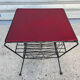 Metal side table