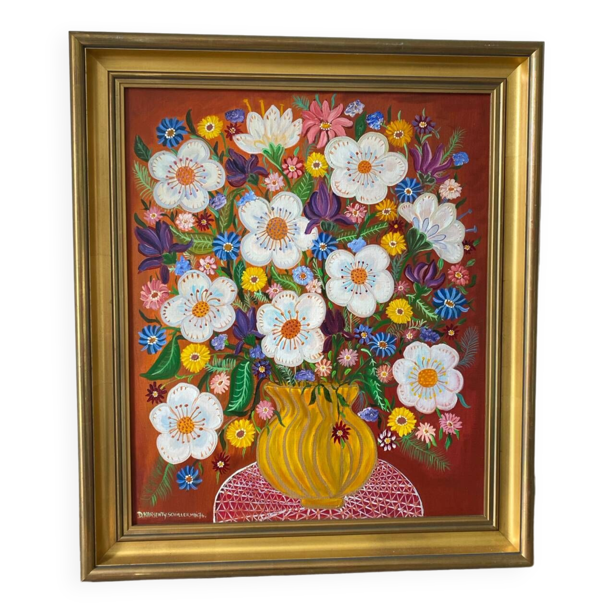 Signed still life from 1976