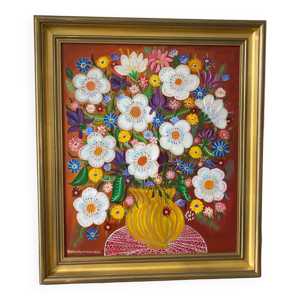 Nature morte signée