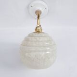 Speckled Clichy glass wall light