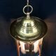 Lantern 2 lights in bronze and brass