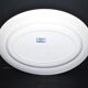 Carmen oval earthenware dish U&C Sarreguemines butterfly 35.5cm