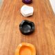 Bowl or ashtray Ulmer Welle German space age mid-century by Walter Zeischegg for Helit, set of 4
